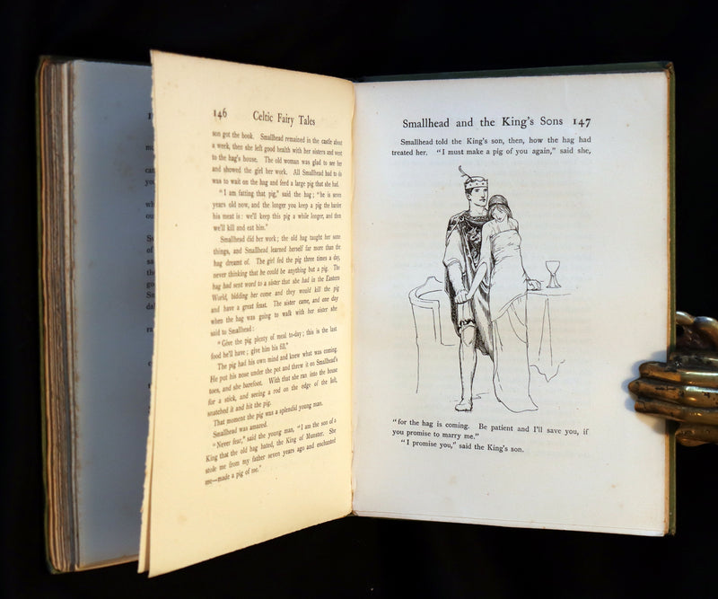 1894 Scarce First Edition - MORE CELTIC FAIRY TALES by Joseph Jacobs Illustrated by John D. Batten.