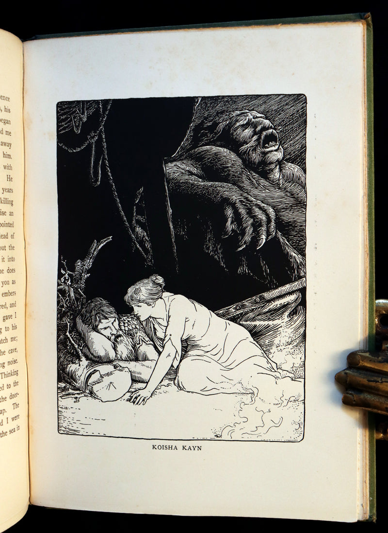 1894 Scarce First Edition - MORE CELTIC FAIRY TALES by Joseph Jacobs Illustrated by John D. Batten.