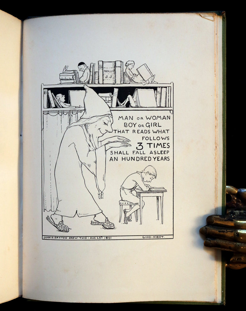 1894 Scarce First Edition - MORE CELTIC FAIRY TALES by Joseph Jacobs Illustrated by John D. Batten.