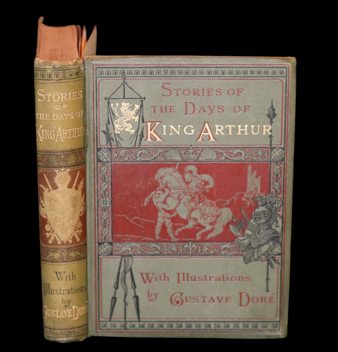 1898 Rare Book - Stories of the Days of King Arthur illustrated by Gustave Dore.