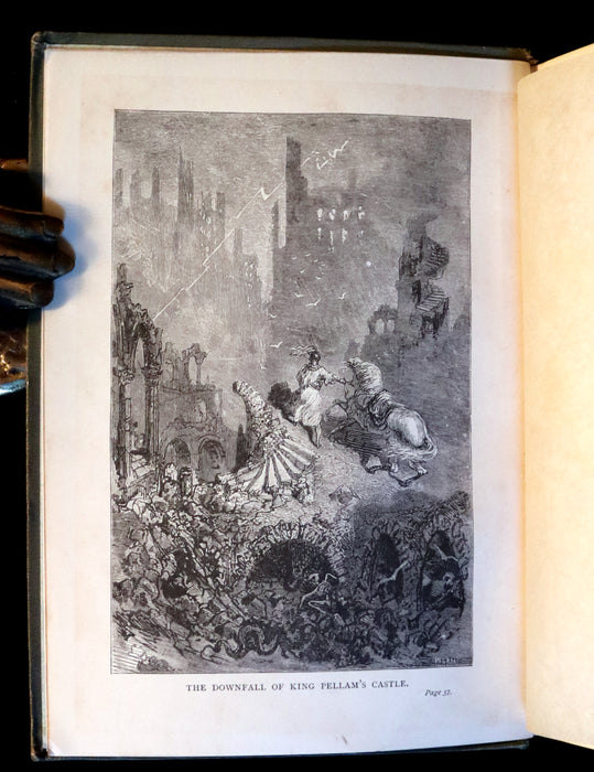 1898 Rare Book - Stories of the Days of King Arthur illustrated by Gustave Dore.