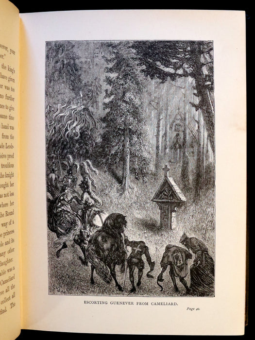 1898 Rare Book - Stories of the Days of King Arthur illustrated by Gustave Dore.