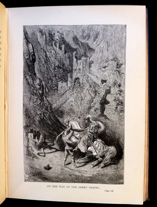 1898 Rare Book - Stories of the Days of King Arthur illustrated by Gustave Dore.