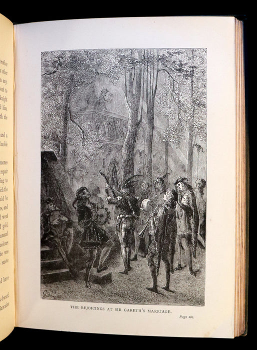 1898 Rare Book - Stories of the Days of King Arthur illustrated by Gustave Dore.