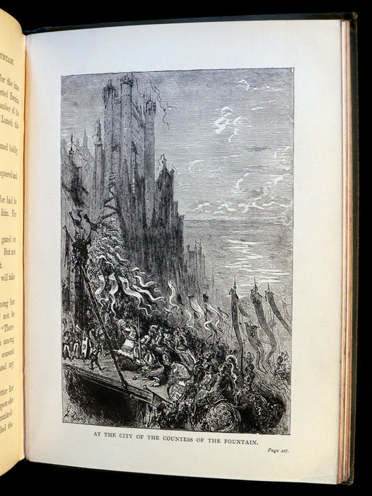 1898 Rare Book - Stories of the Days of King Arthur illustrated by Gustave Dore.