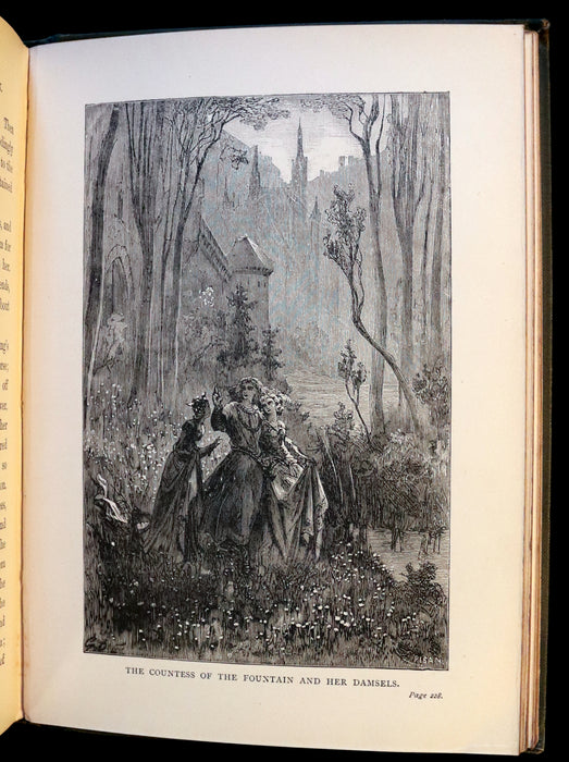 1898 Rare Book - Stories of the Days of King Arthur illustrated by Gustave Dore.