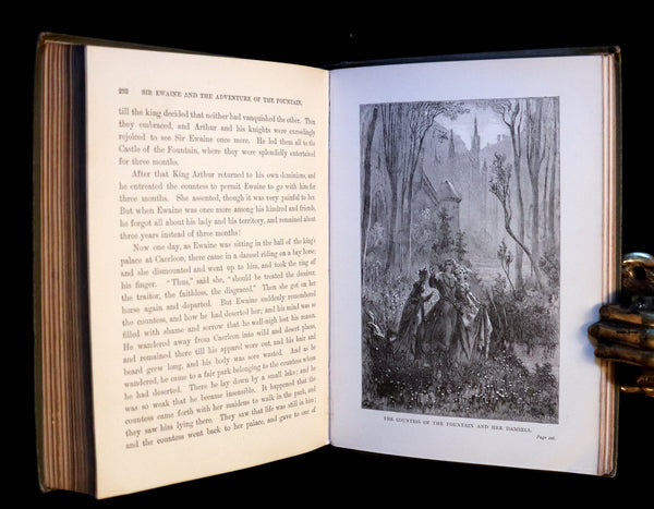 1898 Rare Book - Stories of the Days of King Arthur illustrated by Gustave Dore.