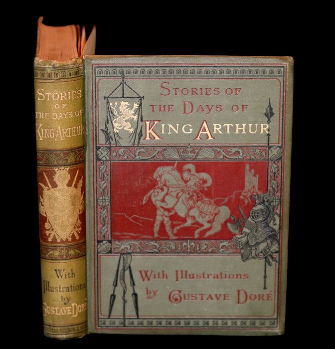 1898 Rare Book - Stories of the Days of King Arthur illustrated by Gustave Dore.