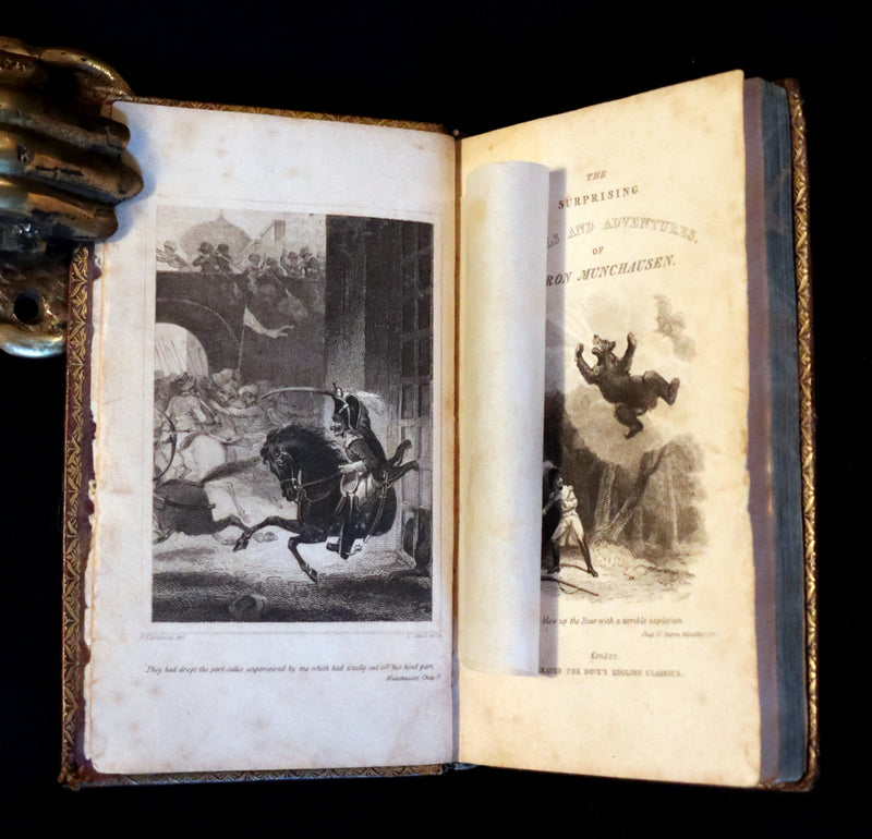 1827 Scarce Dove Edition - The Surprising TRAVELS and ADVENTURES of Baron MUNCHAUSEN.