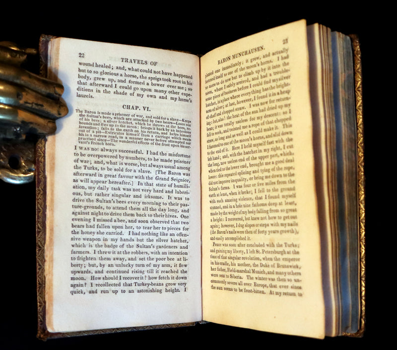 1827 Scarce Dove Edition - The Surprising TRAVELS and ADVENTURES of Baron MUNCHAUSEN.