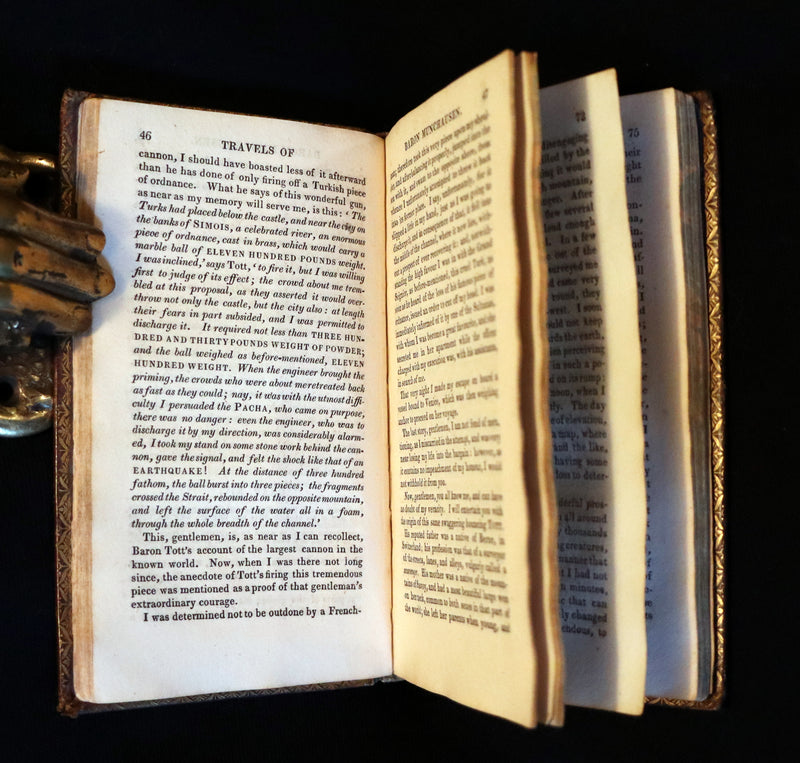 1827 Scarce Dove Edition - The Surprising TRAVELS and ADVENTURES of Baron MUNCHAUSEN.