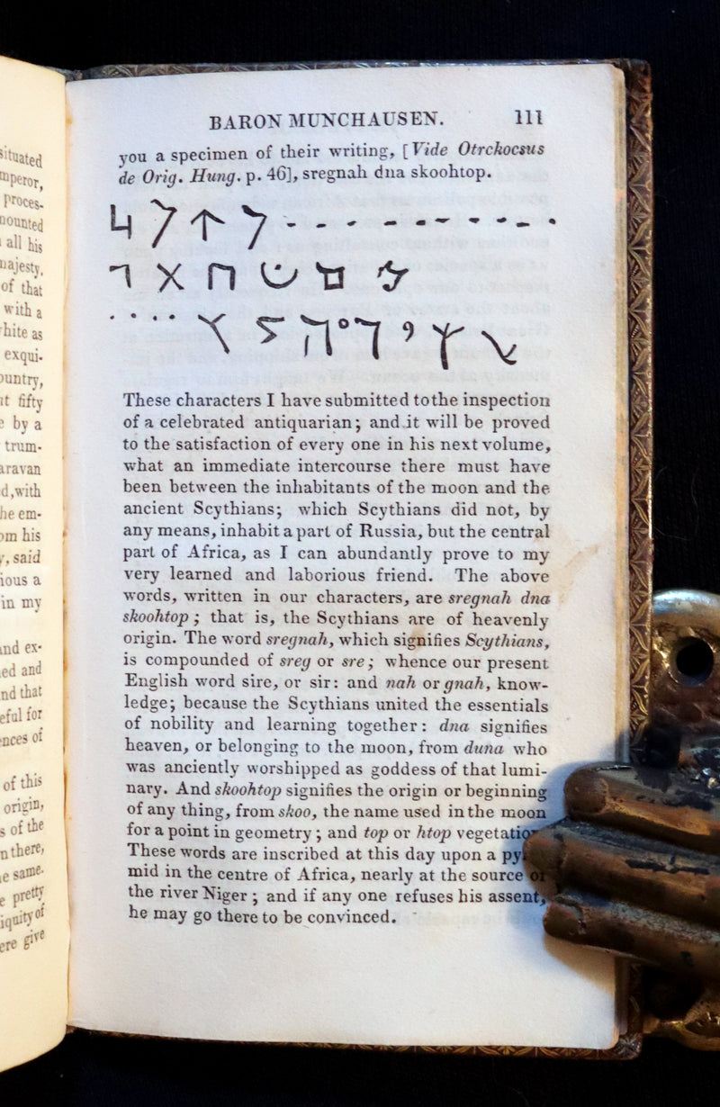 1827 Scarce Dove Edition - The Surprising TRAVELS and ADVENTURES of Baron MUNCHAUSEN.