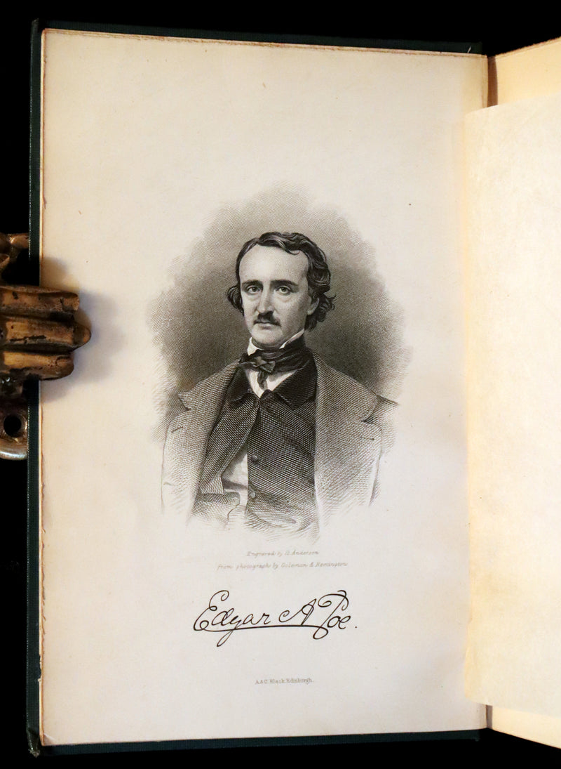 1883 Rare Book Set - The Works of Edgar Allan Poe (including Poems, Tales of Mystery and Imagination, Other).