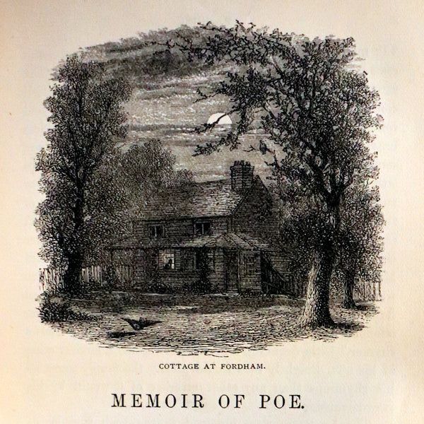 1883 Rare Book Set - The Works of Edgar Allan Poe (including Poems, Tales of Mystery and Imagination, Other).