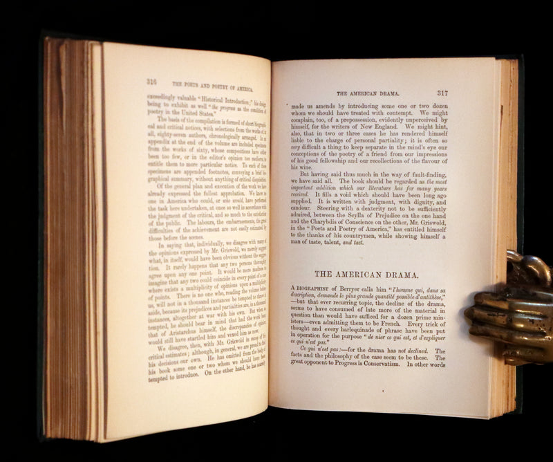 1883 Rare Book Set - The Works of Edgar Allan Poe (including Poems, Tales of Mystery and Imagination, Other).