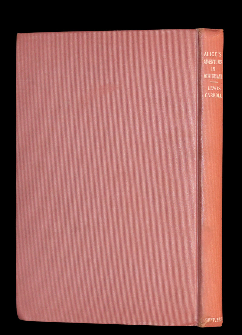 1908 Scarce Book - Alice's Adventures in Wonderland Illustrated by Amy Millicent Sowerby. 1st US Edition.