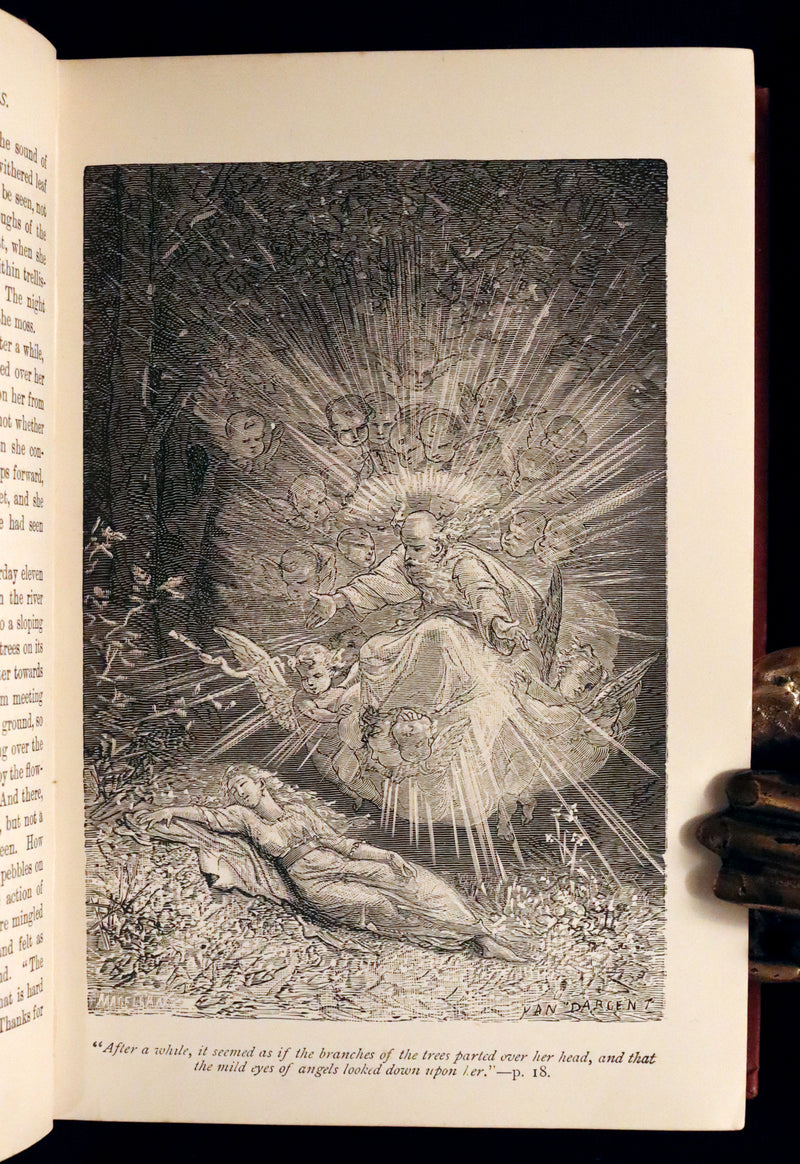 1898 Rare Victorian Book - Hans Christian Andersen's FAIRY TALES with original illustrations.