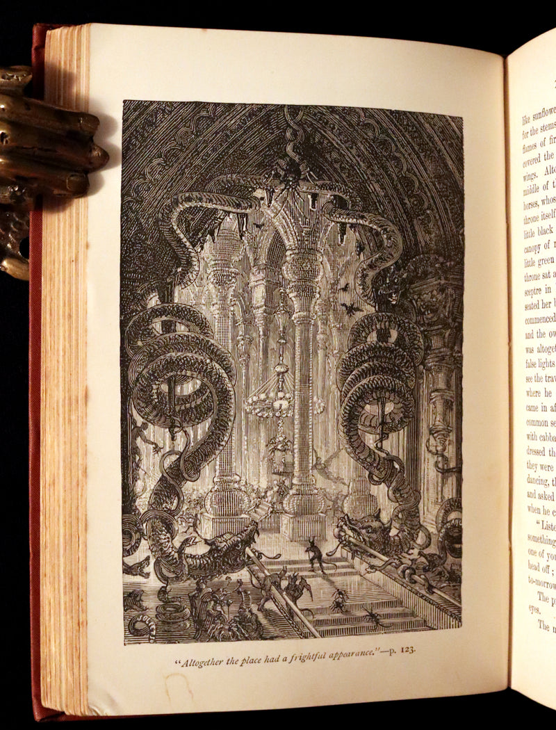 1898 Rare Victorian Book - Hans Christian Andersen's FAIRY TALES with original illustrations.