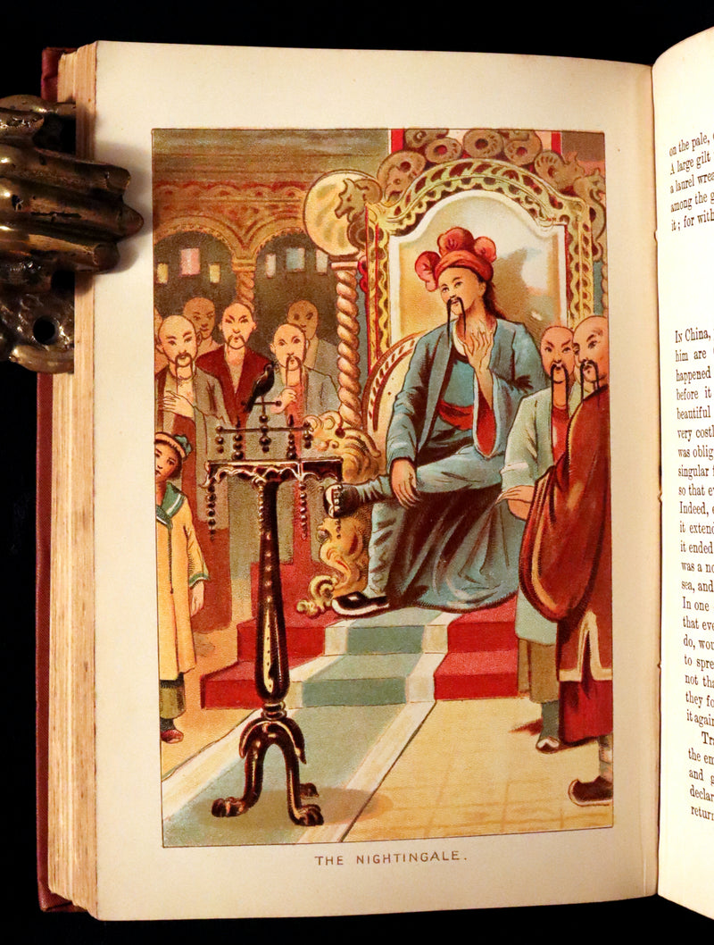 1898 Rare Victorian Book - Hans Christian Andersen's FAIRY TALES with original illustrations.