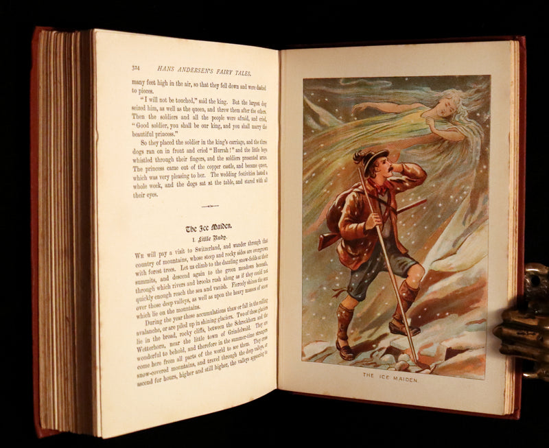 1898 Rare Victorian Book - Hans Christian Andersen's FAIRY TALES with original illustrations.
