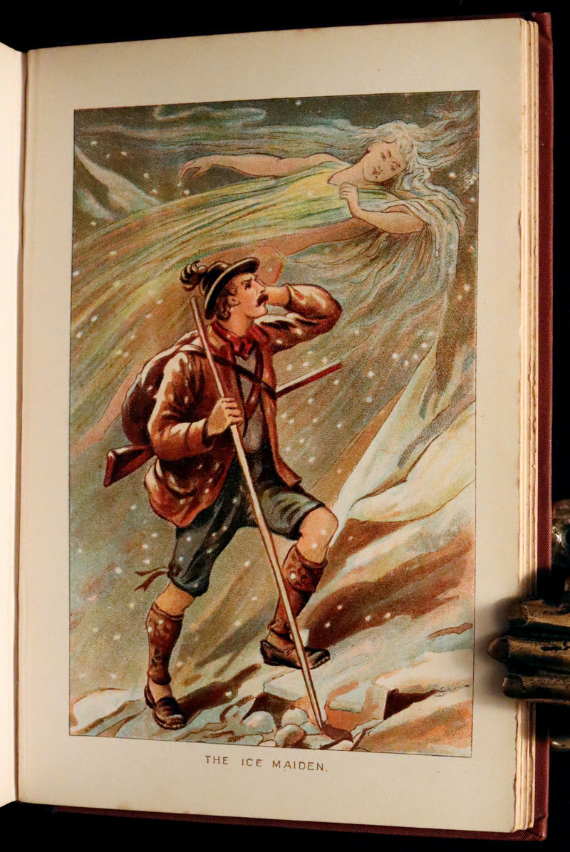 1898 Rare Victorian Book - Hans Christian Andersen's FAIRY TALES with original illustrations.