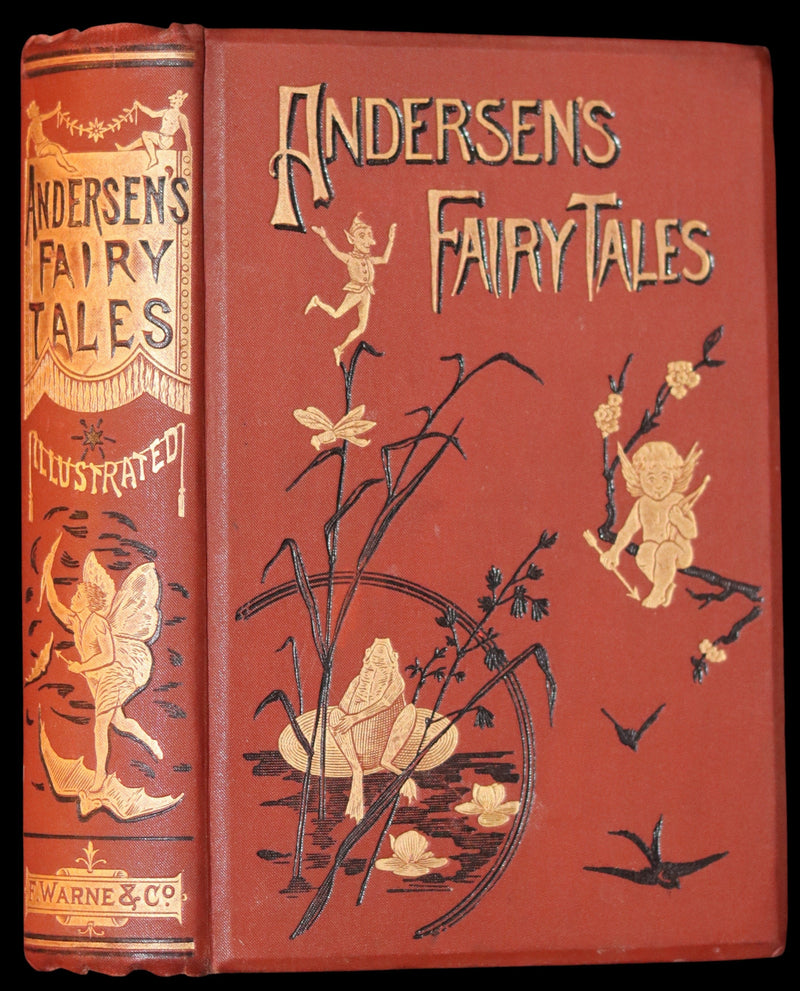 1898 Rare Victorian Book - Hans Christian Andersen's FAIRY TALES with original illustrations.
