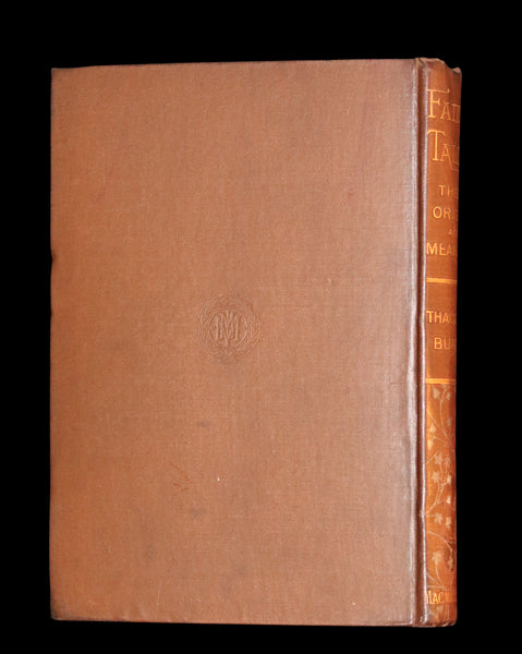 1878 Rare 1stED Book - FAIRY TALES, Their Origin and Meaning with Some Account of Dwellers in Fairyland.