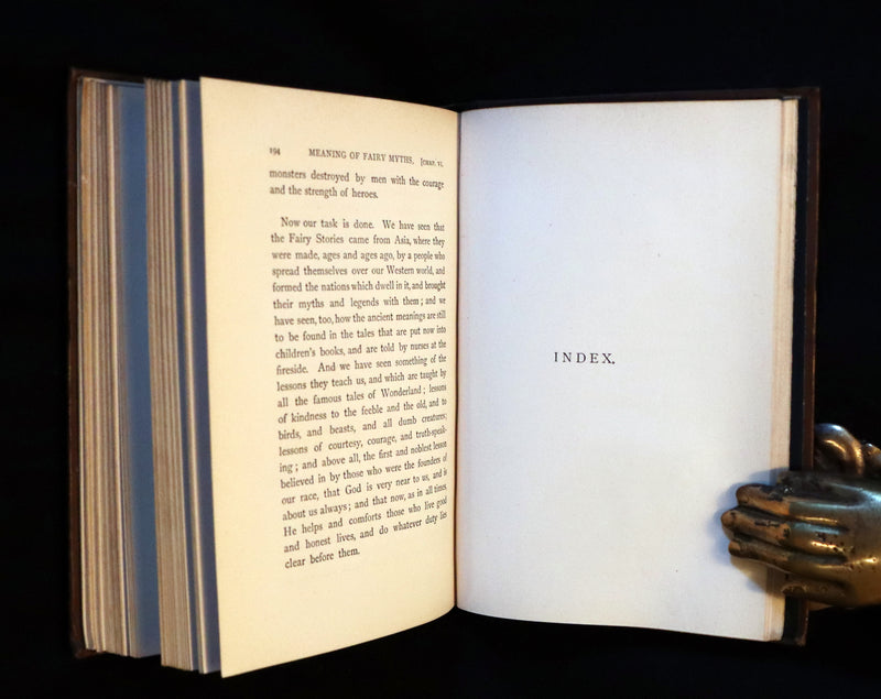 1878 Rare 1stED Book - FAIRY TALES, Their Origin and Meaning with Some Account of Dwellers in Fairyland.