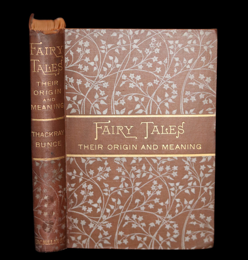 1878 Rare 1stED Book - FAIRY TALES, Their Origin and Meaning with Some Account of Dwellers in Fairyland.