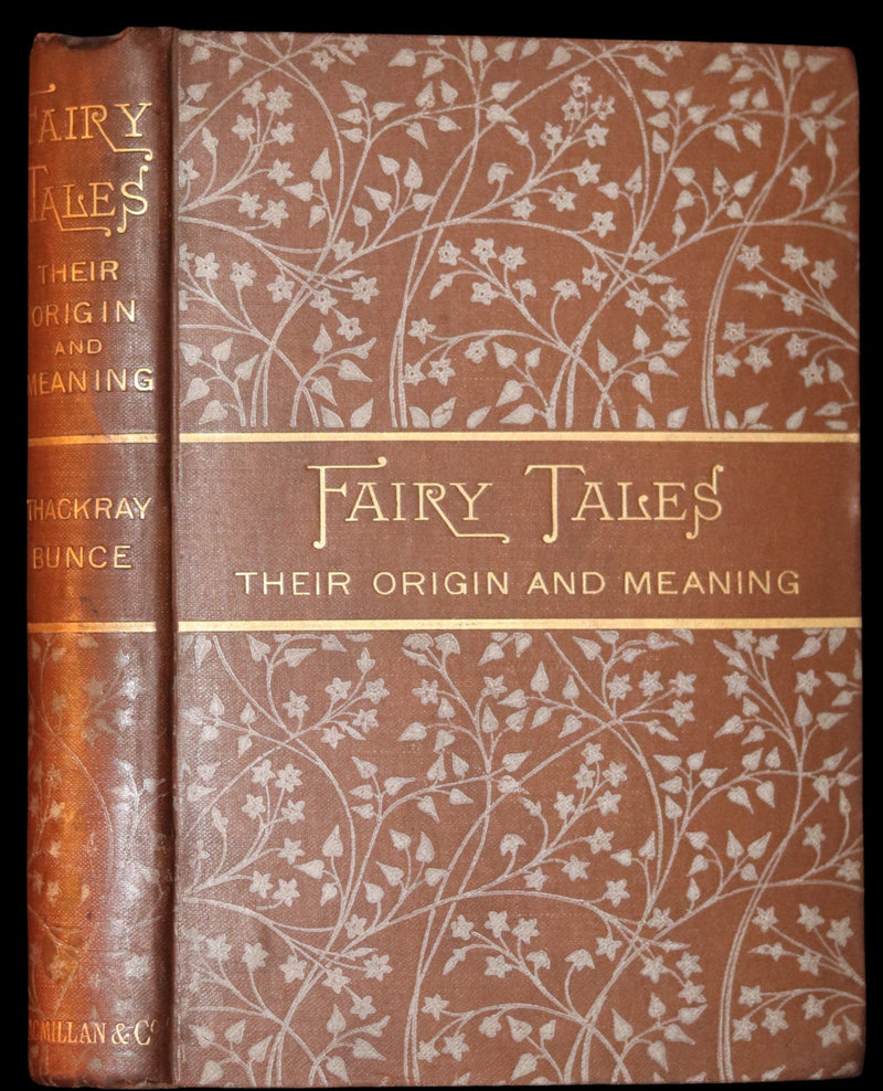 1878 Rare 1stED Book - FAIRY TALES, Their Origin and Meaning with Some Account of Dwellers in Fairyland.