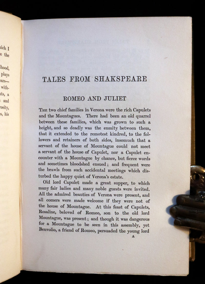 1901 Rare Book - Tales From Shakspeare (Shakespeare) Illustrated by Robert Anning Bell.