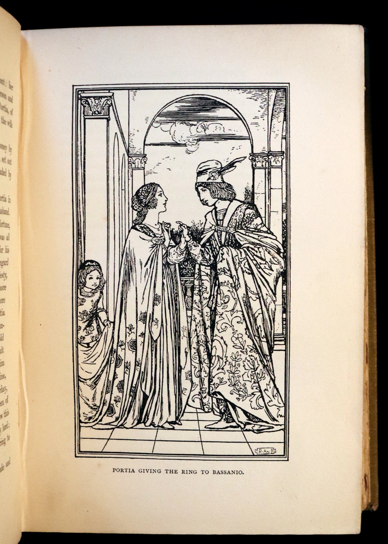 1901 Rare Book - Tales From Shakspeare (Shakespeare) Illustrated by Robert Anning Bell.