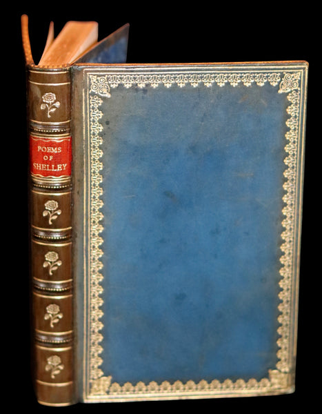 1920 Beautiful Riviere Binding -Selected Poems Of Percy Bysshe Shelley, English Romantic poet.