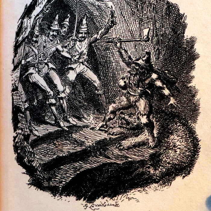 1825 Rare First Edition - HANS of ICELAND by Victor Hugo Illustrated by Cruikshank. Gothic Novel.