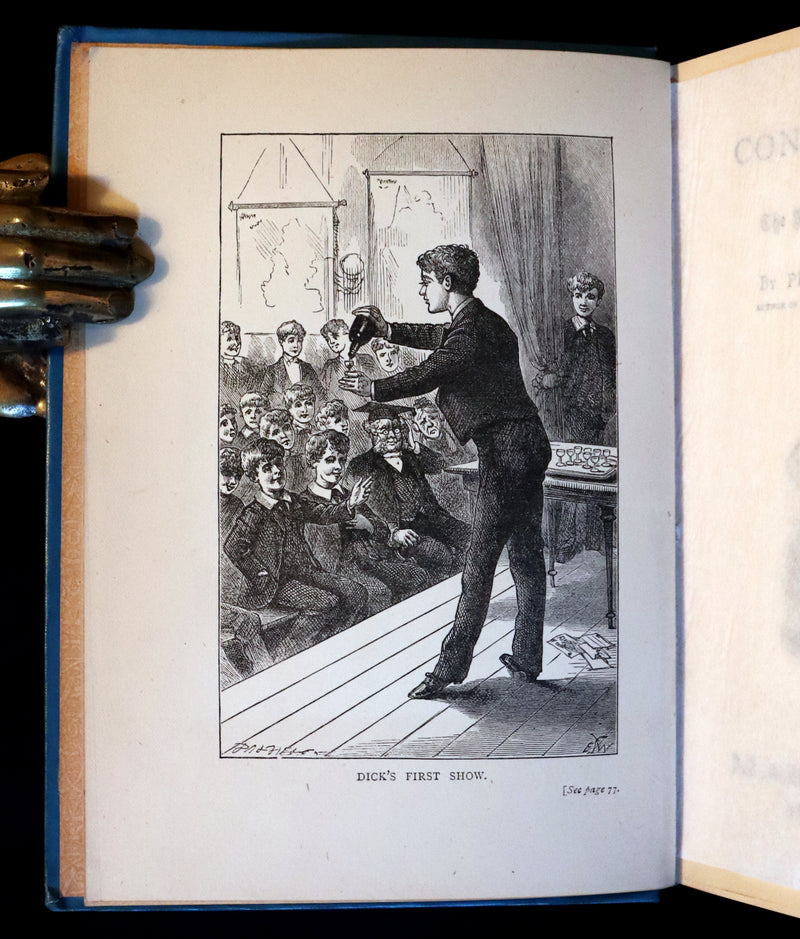 1885 First Edition - CONJURER Dick or, The Adventures of a Young WIZARD by Professor Hoffmann.