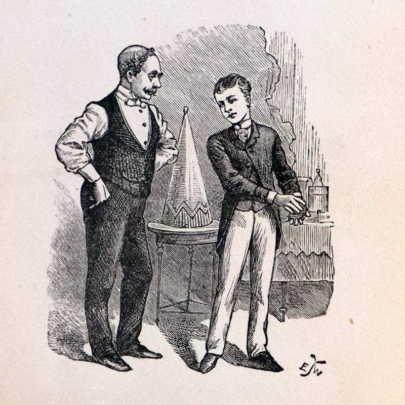 1885 First Edition - CONJURER Dick or, The Adventures of a Young WIZARD by Professor Hoffmann.