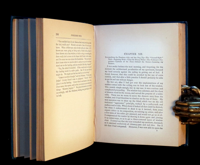 1885 First Edition - CONJURER Dick or, The Adventures of a Young WIZARD by Professor Hoffmann.