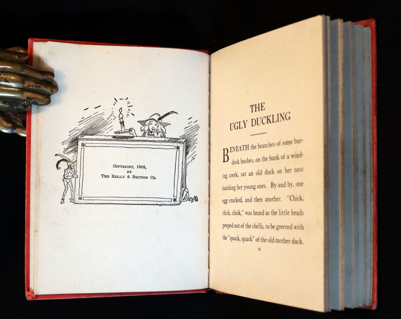 1908 Rare Book - The Ugly Duckling From Andersen's Fairy Tales illustrated by John R. Neill.
