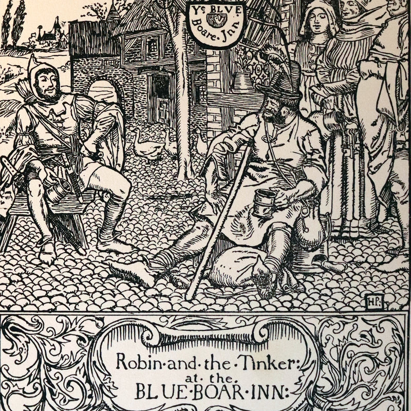 1925 Rare Book - The Merry Adventures of ROBIN HOOD illustrated by Howard Pyle.