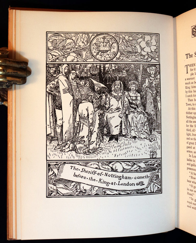1925 Rare Book - The Merry Adventures of ROBIN HOOD illustrated by Howard Pyle.