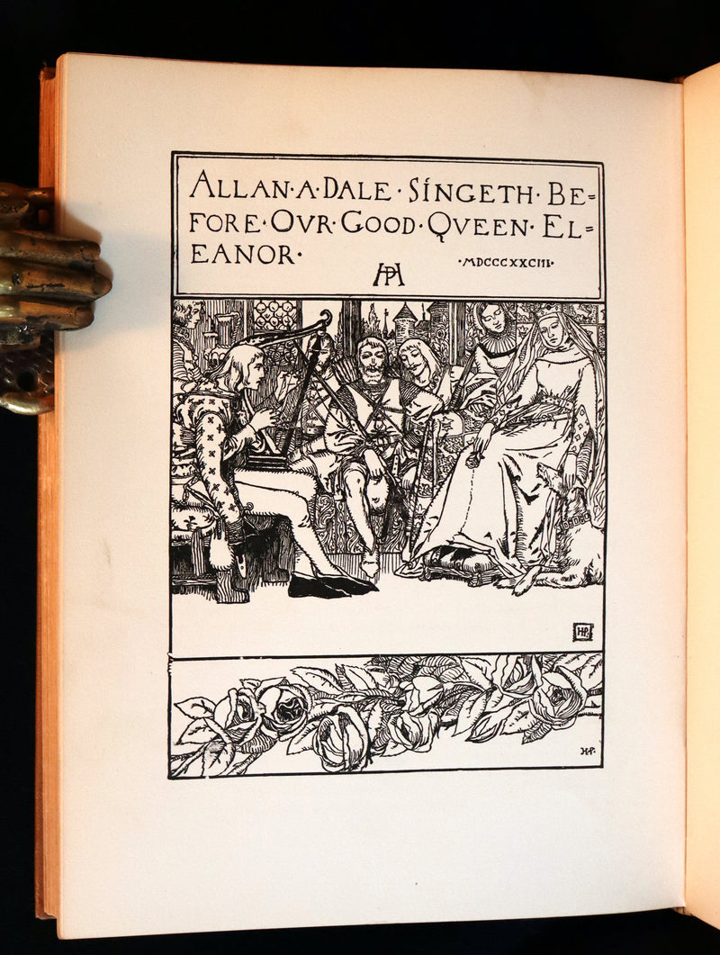 1925 Rare Book - The Merry Adventures of ROBIN HOOD illustrated by Howard Pyle.