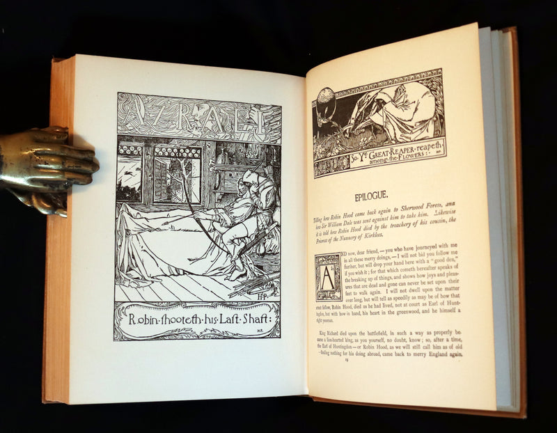 1925 Rare Book - The Merry Adventures of ROBIN HOOD illustrated by Howard Pyle.
