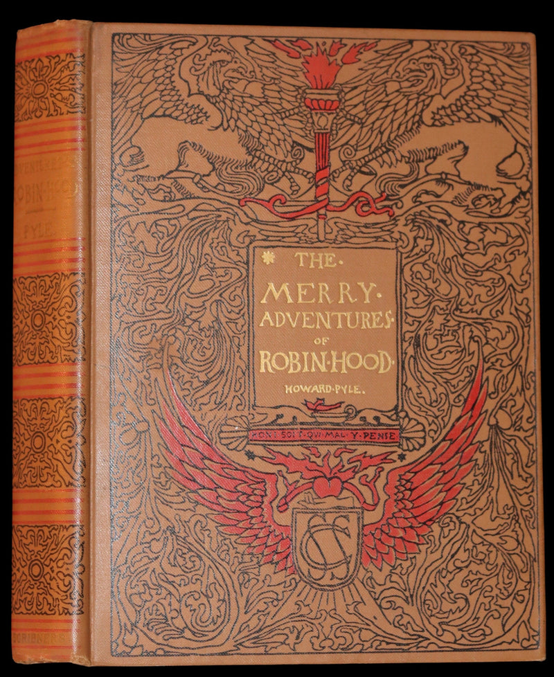 1925 Rare Book - The Merry Adventures of ROBIN HOOD illustrated by Howard Pyle.
