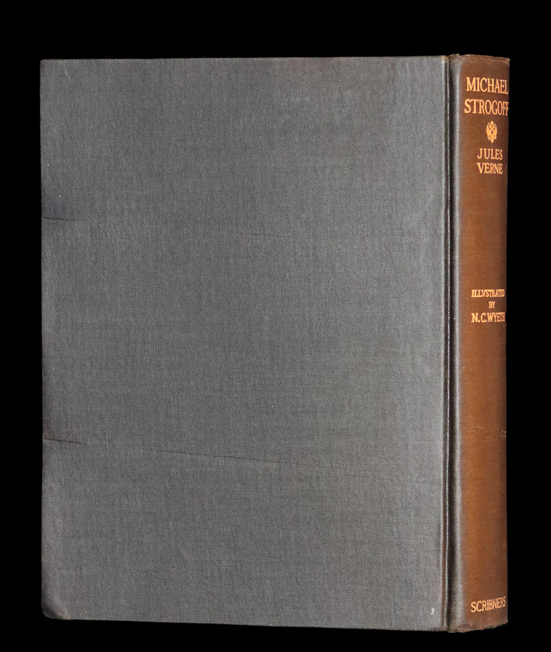 1927 First Edition - Jules Verne - Michael Strogoff, A Courier Of The Czar illustrated by N. C. Wyeth.
