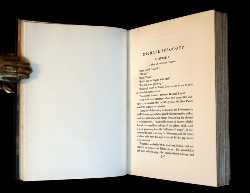 1927 First Edition - Jules Verne - Michael Strogoff, A Courier Of The Czar illustrated by N. C. Wyeth.