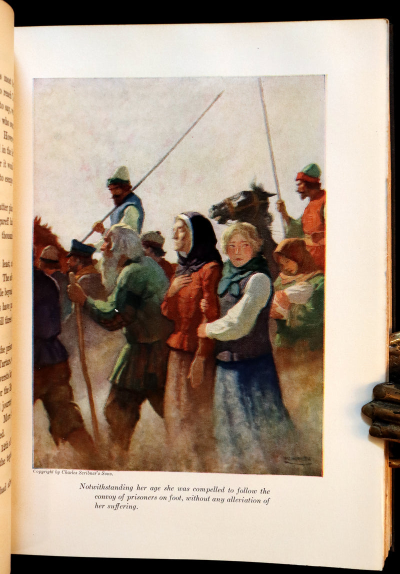 1927 First Edition - Jules Verne - Michael Strogoff, A Courier Of The Czar illustrated by N. C. Wyeth.
