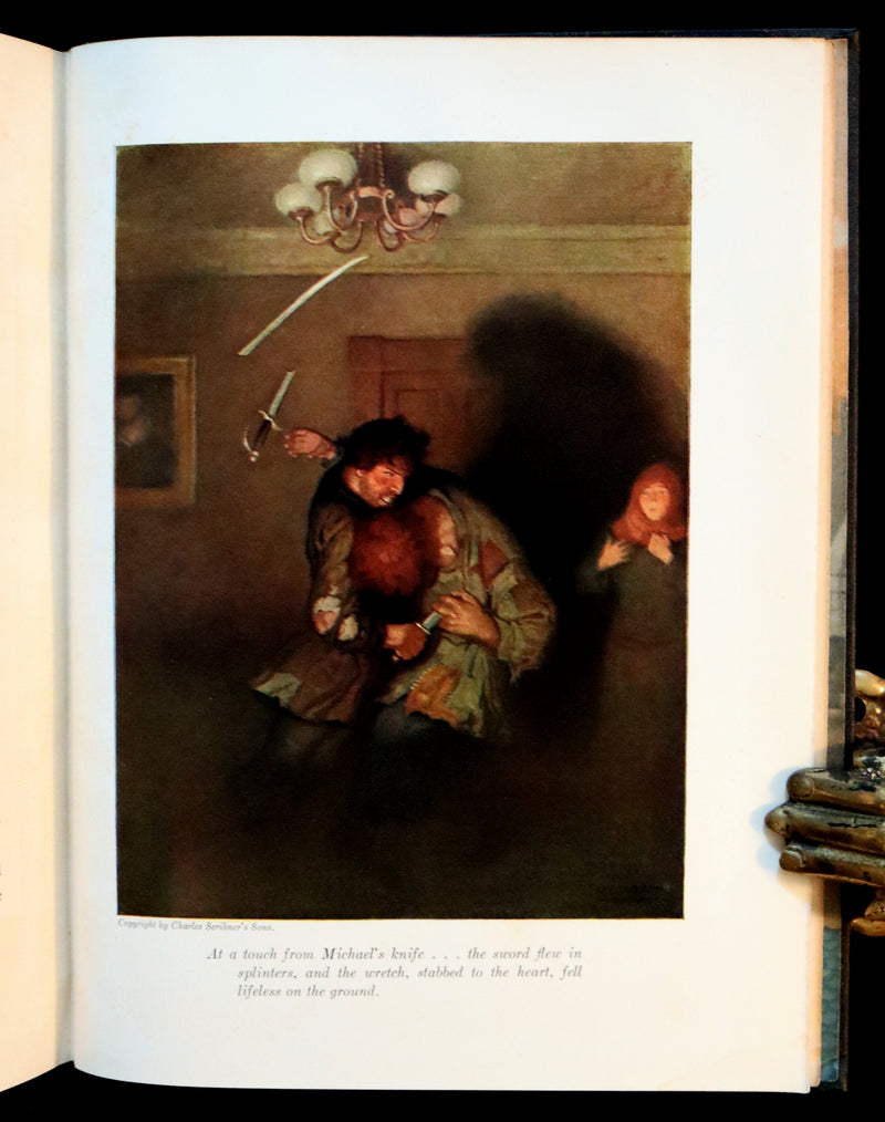 1927 First Edition - Jules Verne - Michael Strogoff, A Courier Of The Czar illustrated by N. C. Wyeth.