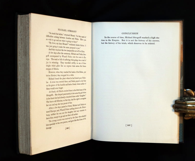 1927 First Edition - Jules Verne - Michael Strogoff, A Courier Of The Czar illustrated by N. C. Wyeth.