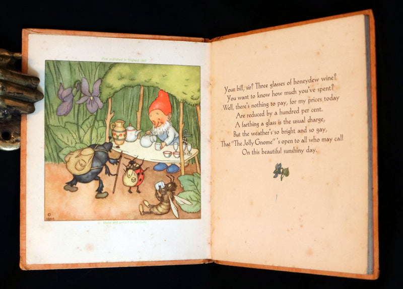 1933 Scarce First Edition - THE JOLLY GNOME by Ida Bohatta.