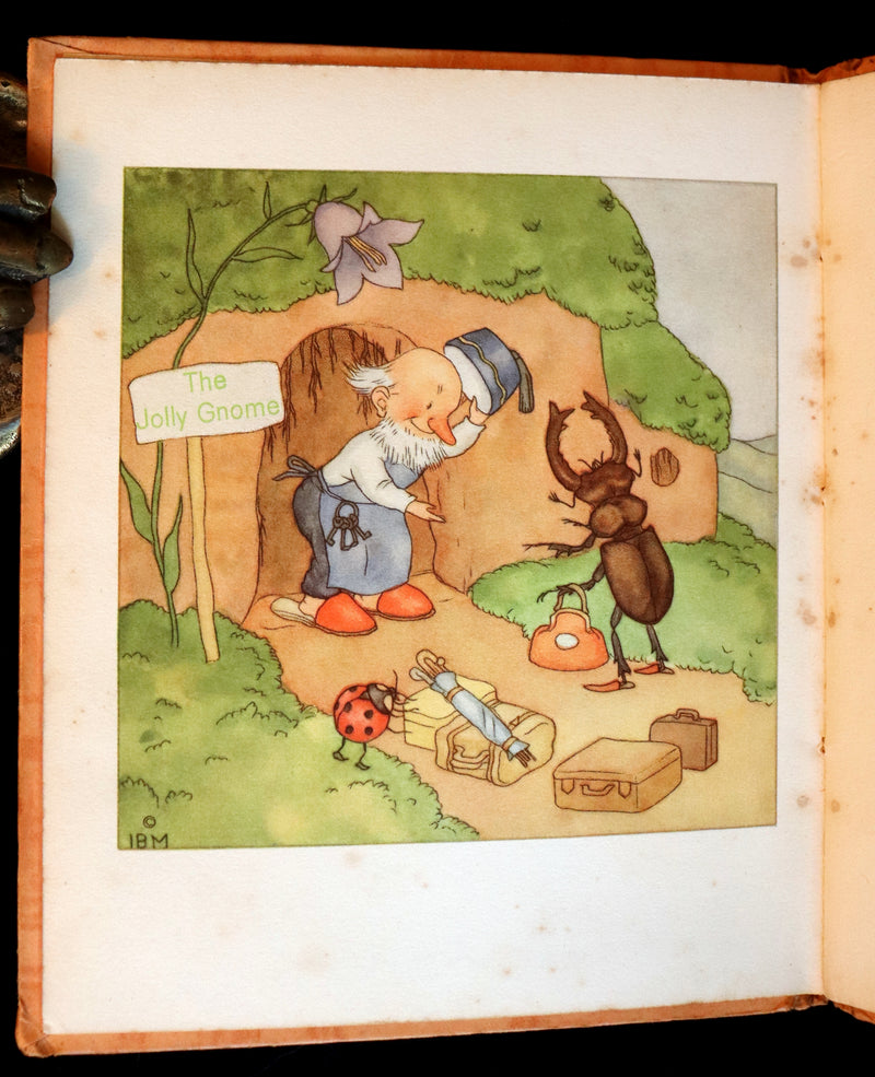 1933 Scarce First Edition - THE JOLLY GNOME by Ida Bohatta.